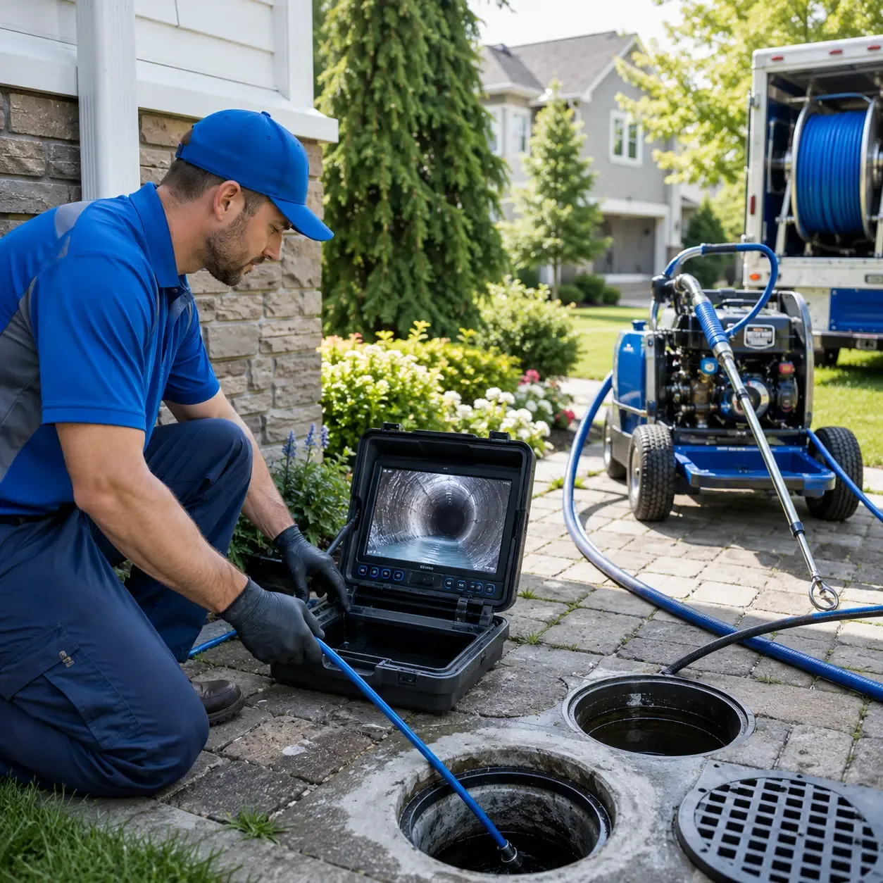 Outdoor drain cleaning professionals serving Milmay, NJ